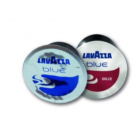 100 CAPSULES DE CAFÉ DOLCE. LAVAZZA BLUE   HAUTE QUALITE - 100% ITALIEN.