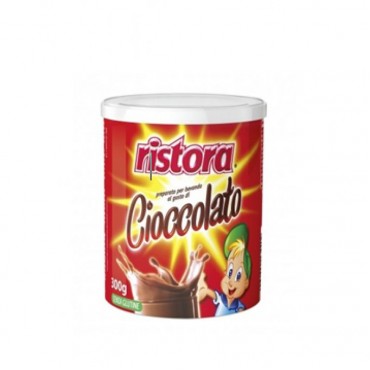 BOITE DE CHOCOLAT RISTORA EN POUDRE  300 G HAUTE QUALITE - 100% ITALIEN.