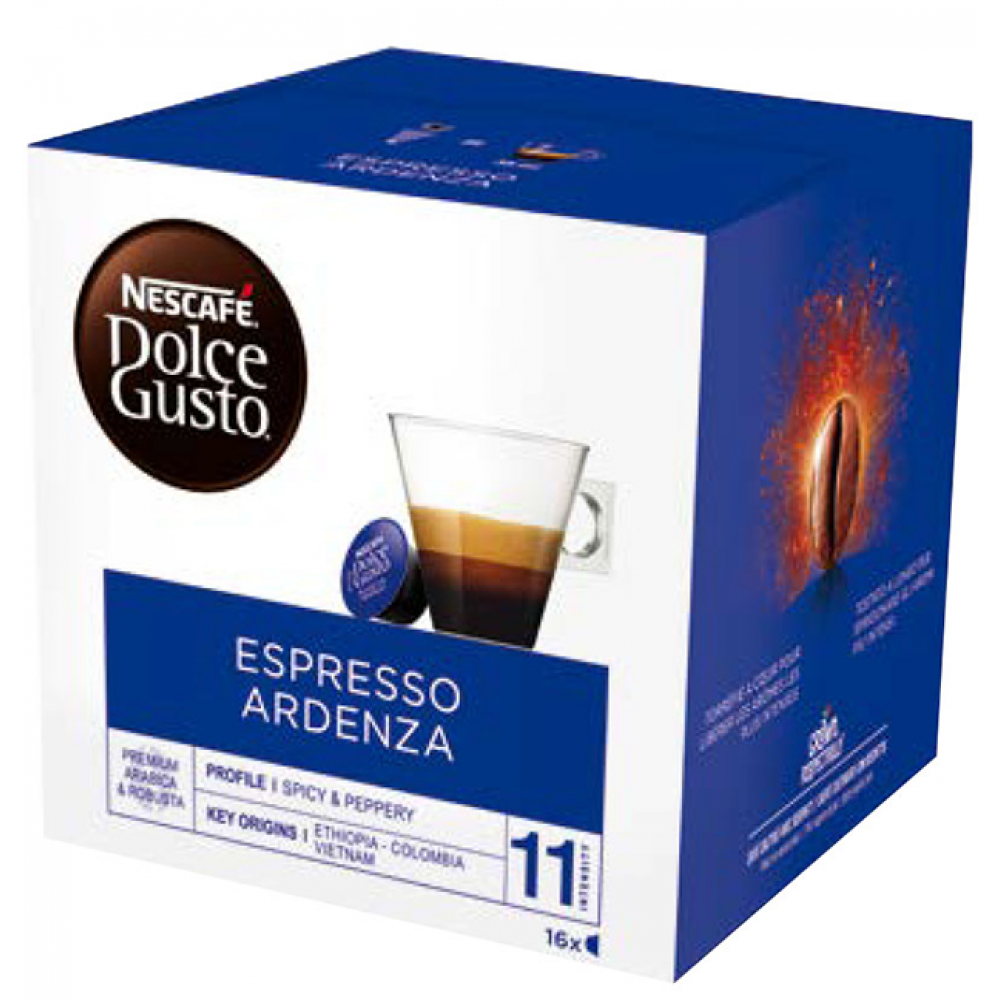 96 CAPSULES DE CAFÉ ESPRESSO ARDENZA. DOLCE GUSTO PRODUIT DE HAUTE QUALITE.  