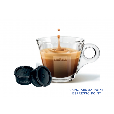 100 CAPSULES DE CAFÉ AROMA POINT. ESPRESSO POINT HAUTE QUALITE - 100% ITALIEN.