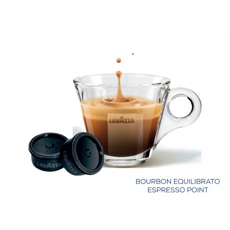 12 CAPSULES DE CAFÉ BOURBON EQUILIBRATO. Comp Espresso Point - HAUTE QUALITE - 100% ITALIEN.            