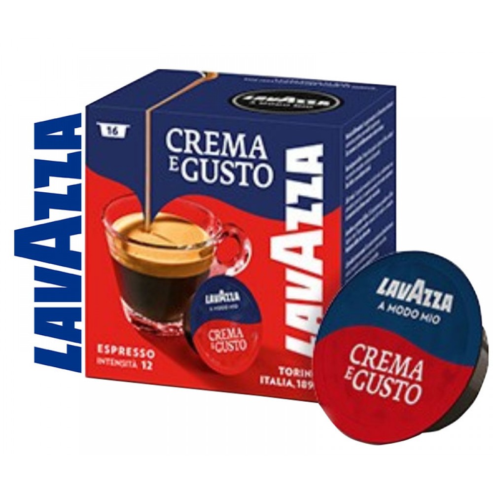 16 CAPSULES DE CAFÉ QUALITA’ CREMA E GUSTO  A MODO MIO  HAUTE QUALITE - 100% ITALIEN.