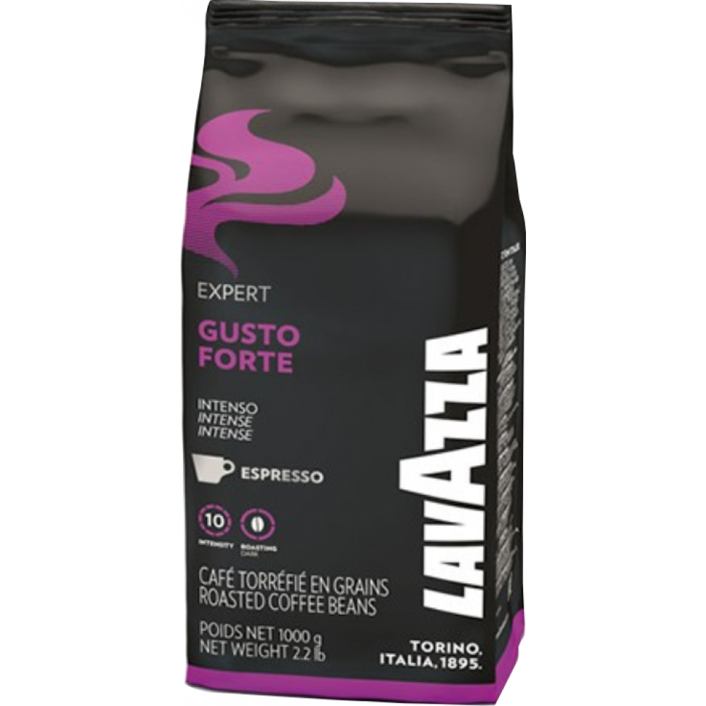 CAFÉ EN GRAIN LAVAZZA EXPERT INTENSO  HAUTE QUALITE - 100% ITALIEN.