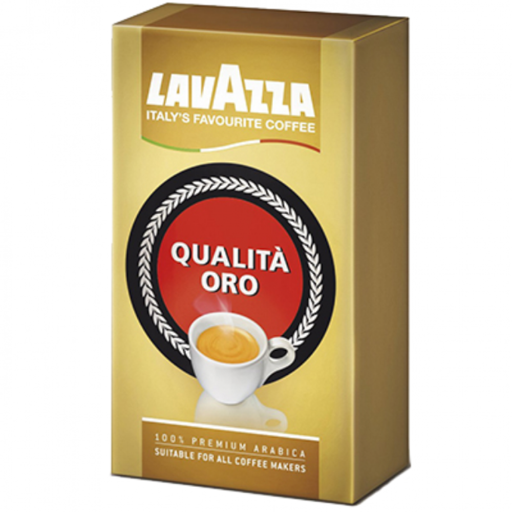 CAFÉ LAVAZZA MOULU QUALITA ORO ARABICA 250G HAUTE QUALITE - 100%  ITALIEN.