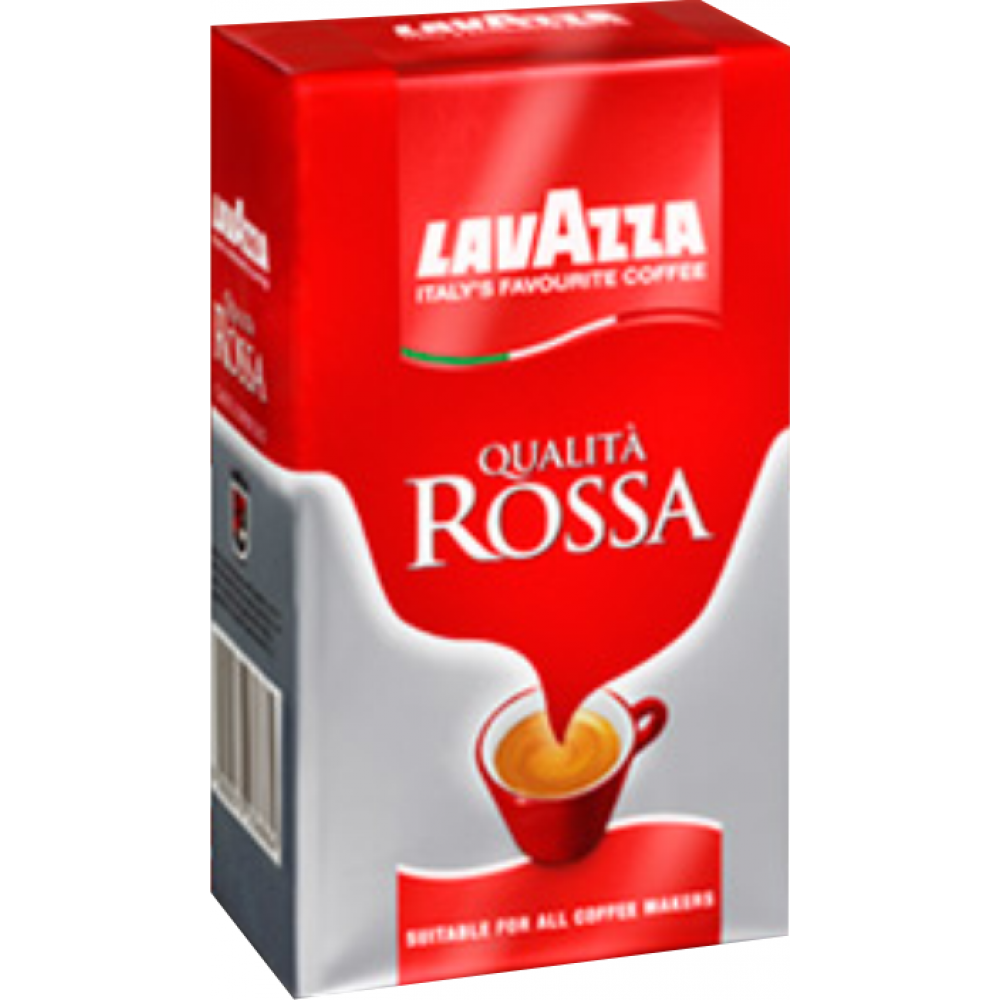 CAFÉ LAVAZZA MOULU QUALITA ROSSA. 250G  HAUTE QUALITE - 100% ITALIEN.