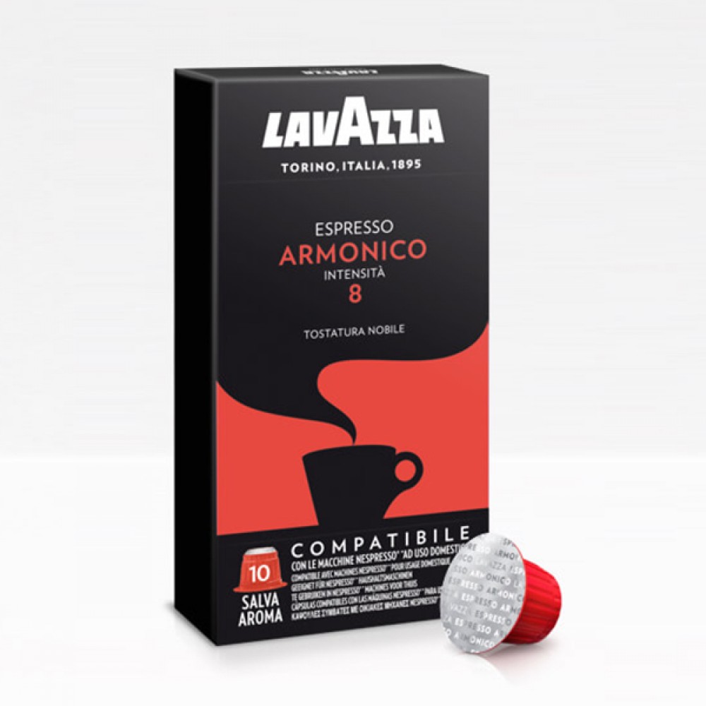 100 CAPSULES DE CAFÉ AROMANICO LAVAZZA. Comp Nespresso    HAUTE QUALITE - 100% ITALIEN.