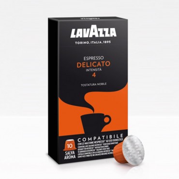 100 CAPSULES DE CAFÉ DELICATO LAVAZZA. Comp Nespresso    HAUTE QUALITE - 100% ITALIEN.