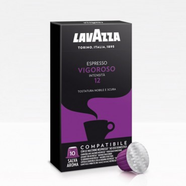 100 CAPSULES DE CAFÉ VIGOROSO LAVAZZA. Comp Nespresso  HAUTE QUALITE - 100% ITALIEN