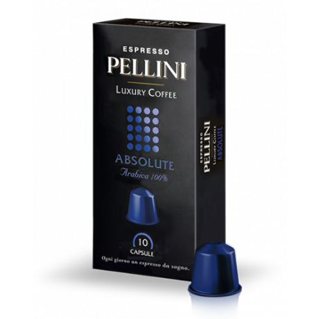 120 CAPSULES DE CAFÉ ABSOLUTE PELLINI. Comp Nespresso  HAUTE QUALITE - 100% ITALIEN