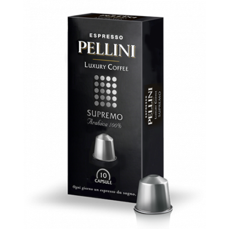 120 CAPSULES DE CAFÉ SUPREMO PELLINI. Comp Nespresso     HAUTE QUALITE - 100% ITALIEN.